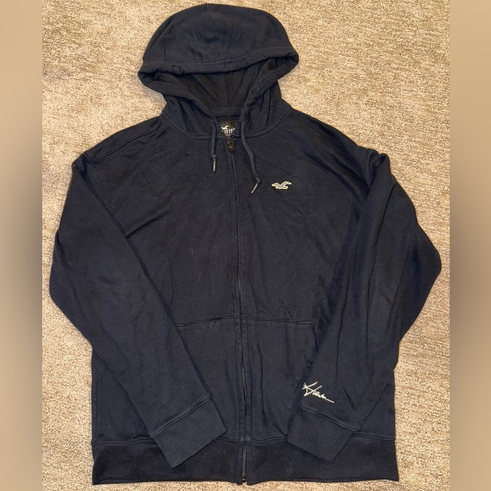 Hollister black Zip-Up Hoodie